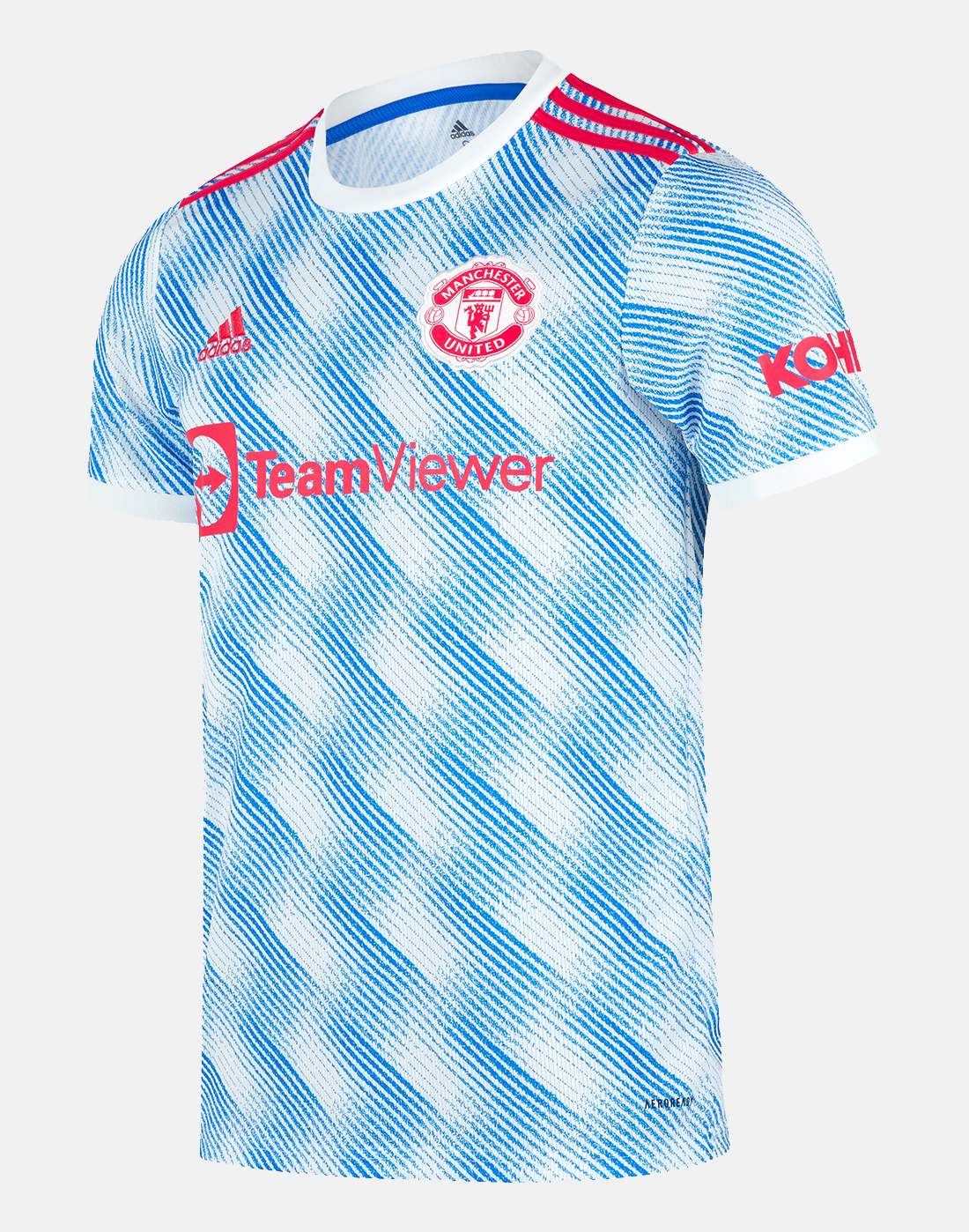 adidas Adult Manchester United 21/22 Away Jersey - Blue | Life Style ...
