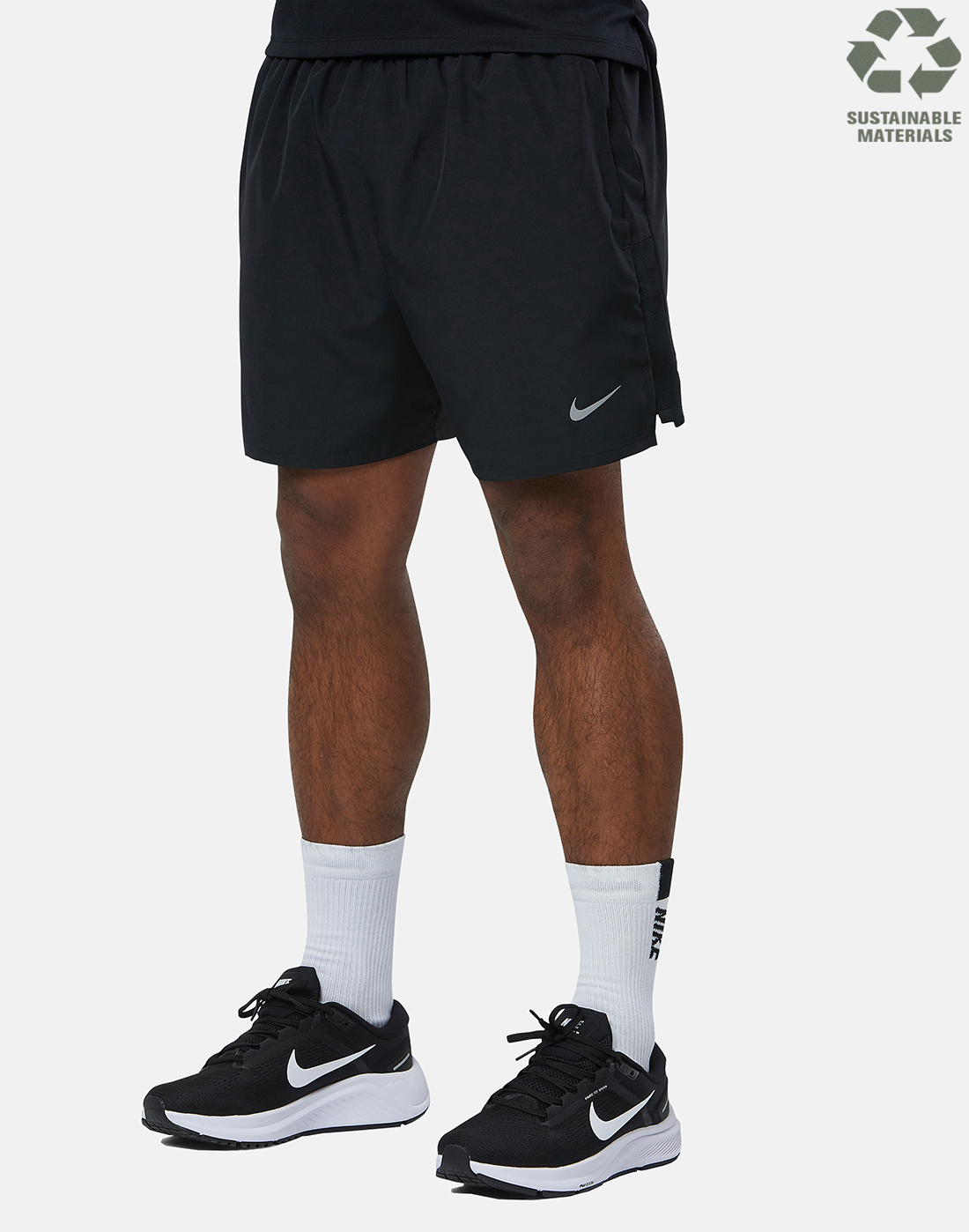 Nike Mens Challenger 7 Inch 2in1 Shorts - Black | Life Style Sports IE