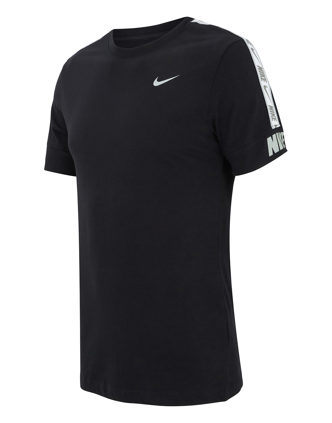 Nike Mens Repeat Reflective Taping T-Shirt - Black | Life Style Sports EU