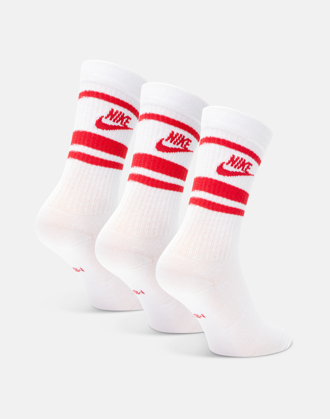 Nike Essentials 3 Pack Crew Socks - White | Life Style Sports IE