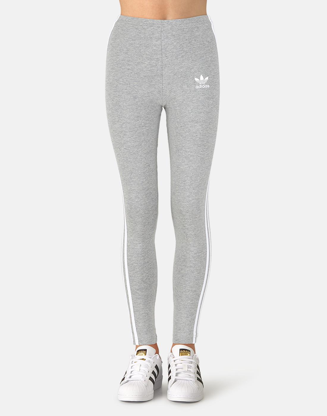 adidas Originals Older Girls Leggings - Grey