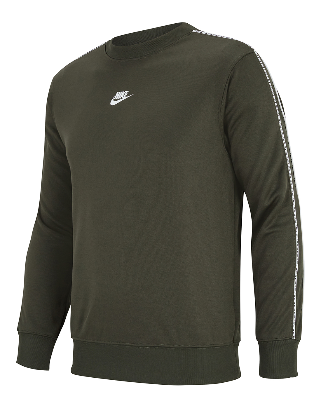 Nike Mens Repeat Crew Neck Sweatshirt - Green | Life Style Sports IE