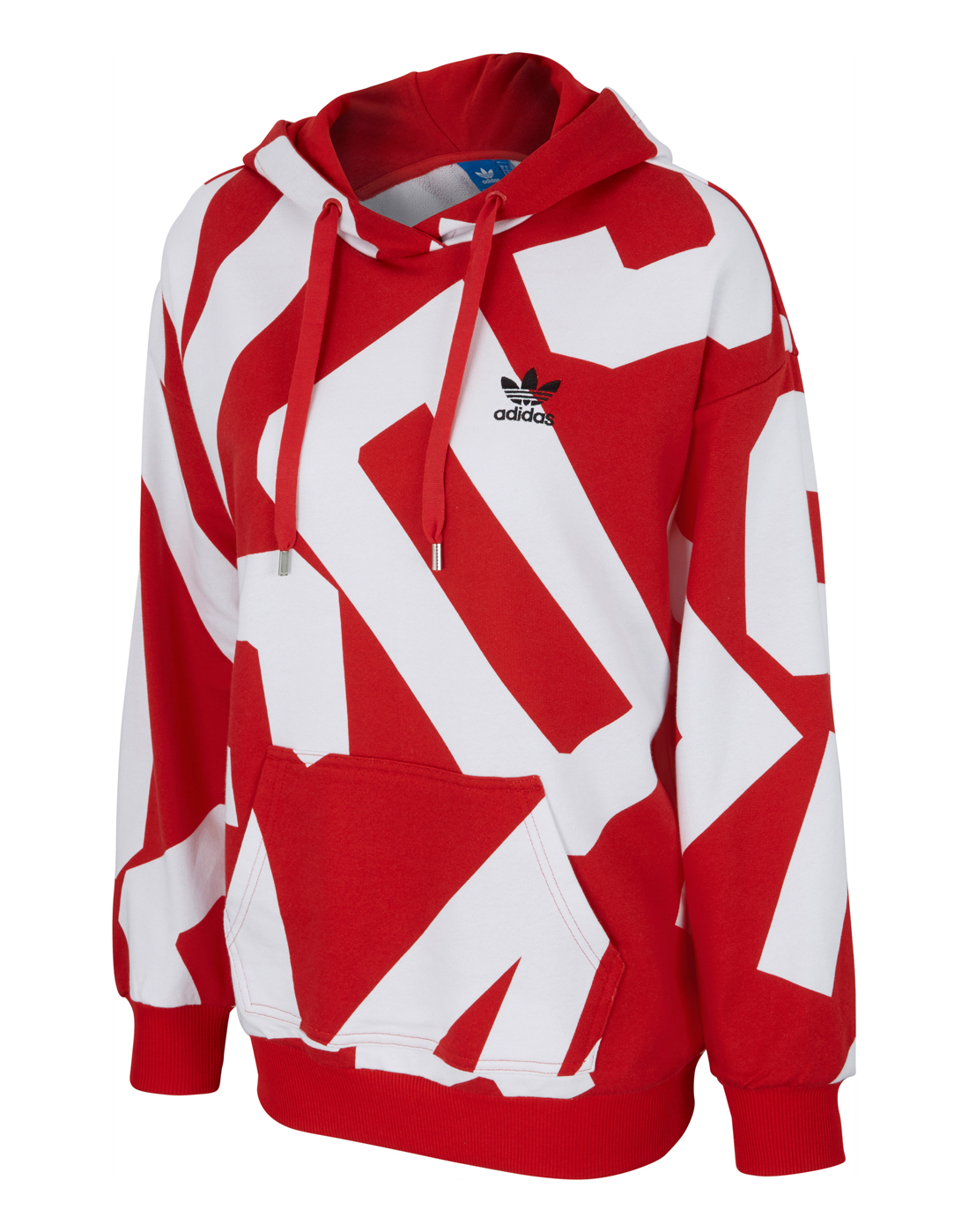 adidas Originals Womens Bold Age Hoody - Red | Life Style Sports UK
