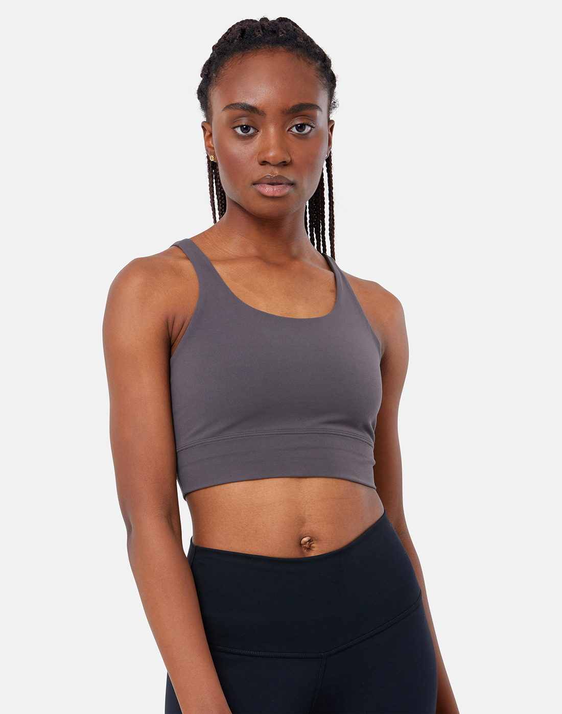 Nike WOMENS NIKE YOGA LUXE CROP TANK - Grey