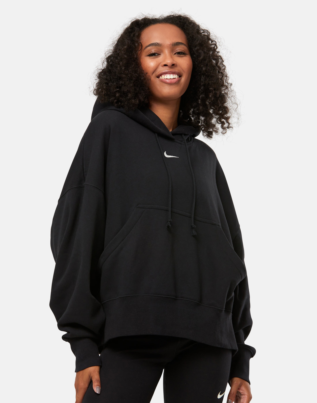 Nike Womens Phoenix Fleece Hoodie - Black | Life Style Sports IE