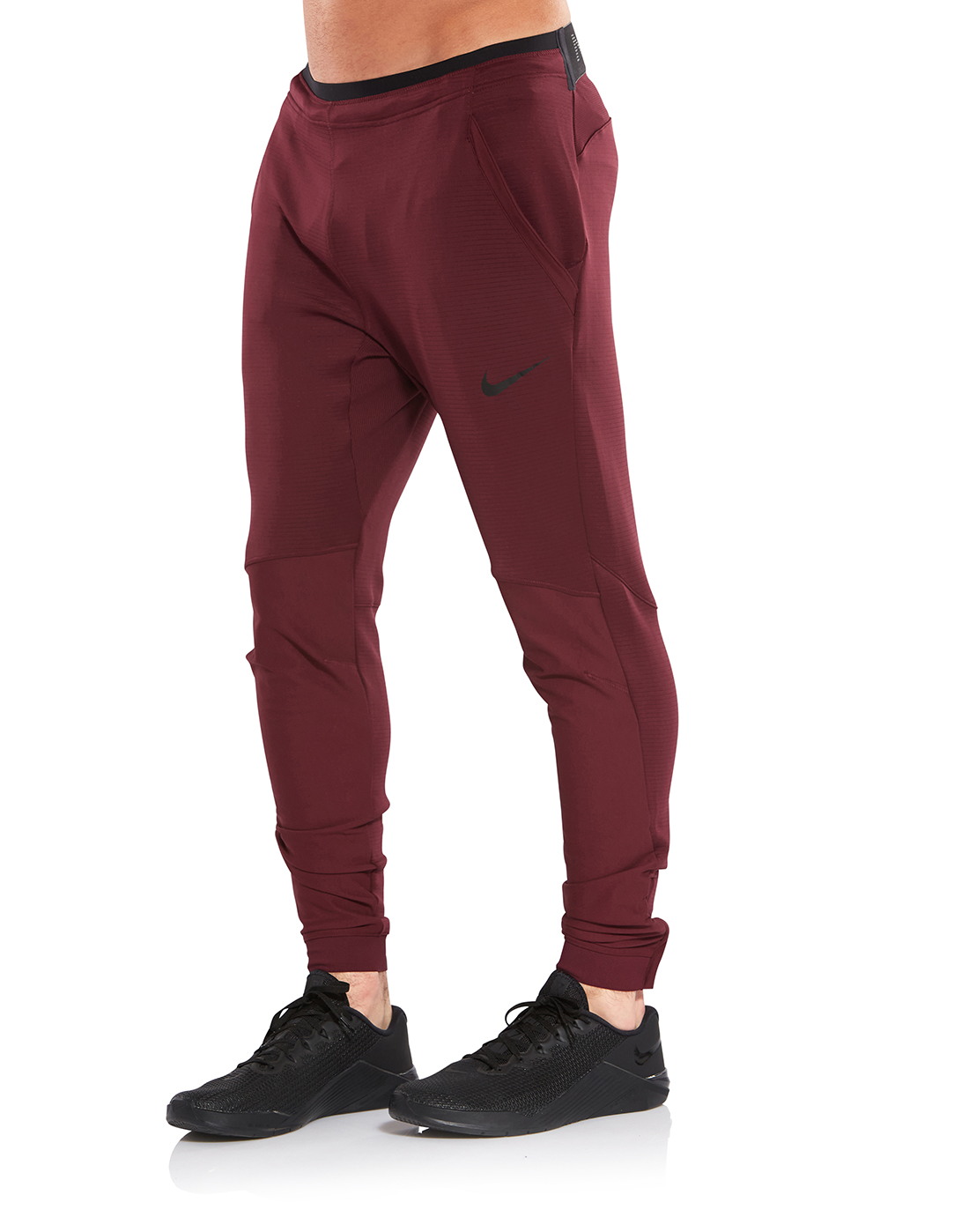 Nike Mens Pro Training Pants - Red | Life Style Sports IE