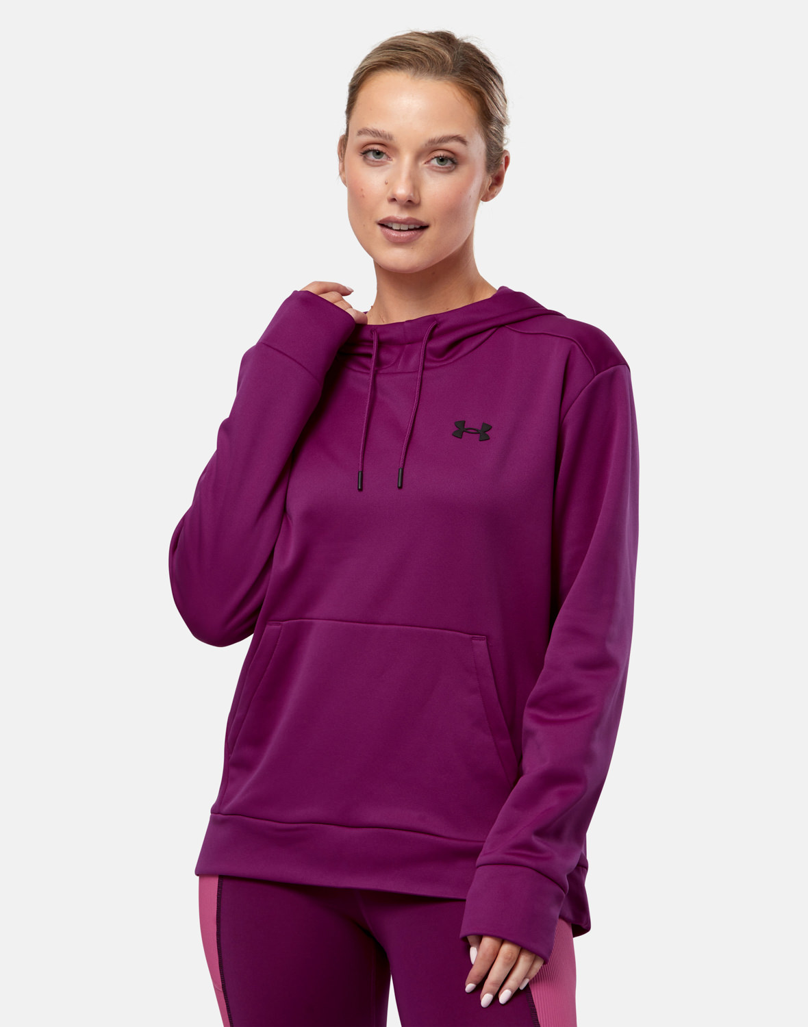 Under armour 2025 purple hoodie