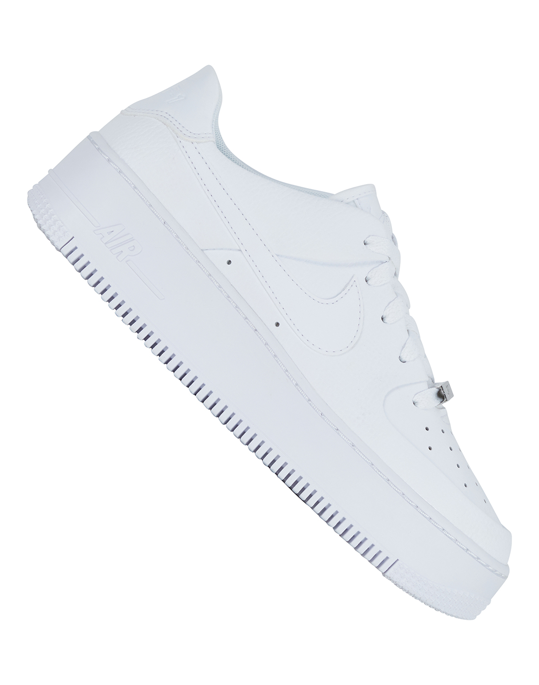 air force 1 sage trainers white