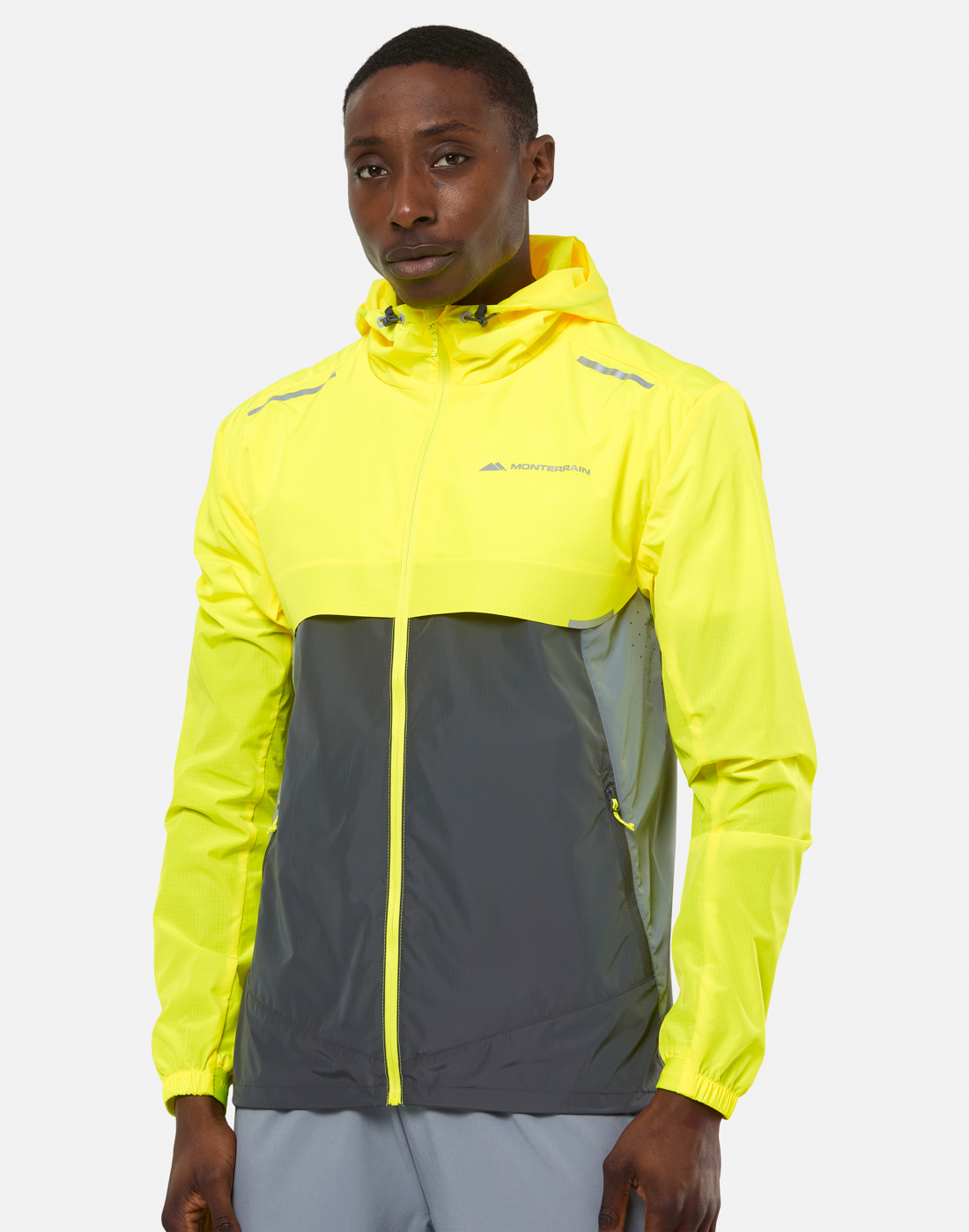 Monterrain Mens Chase Windrunner Jacket - Yellow | Life Style Sports IE