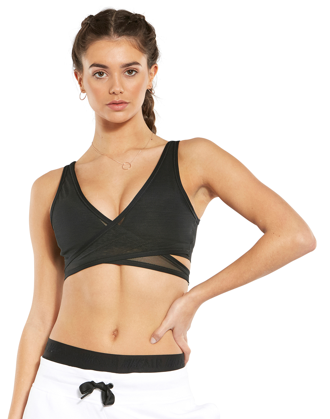 Women's Black Nike Air Mesh Bra | Life Style Sports