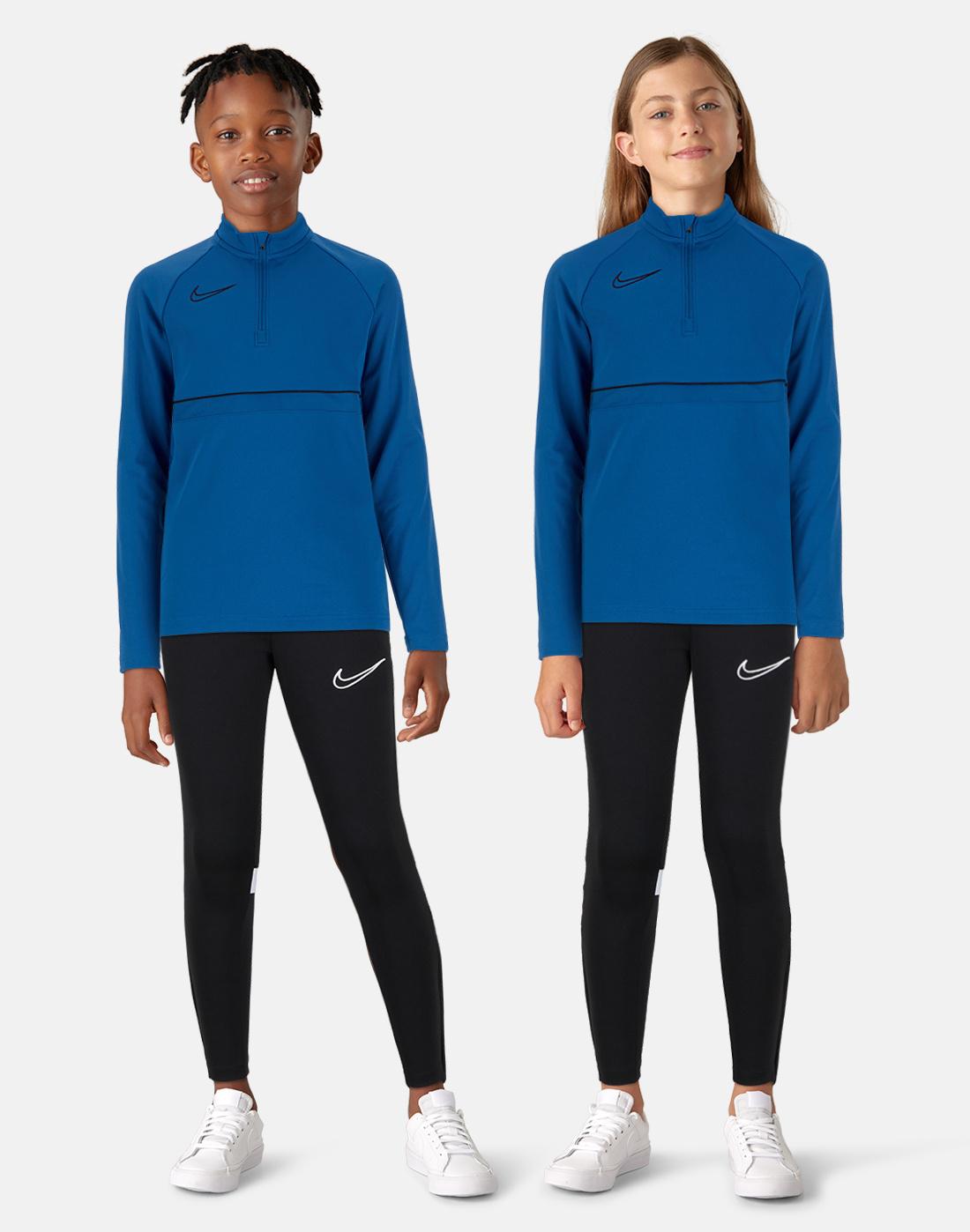 Nike Older Kids Half Zip Top - Blue | Life Style Sports UK
