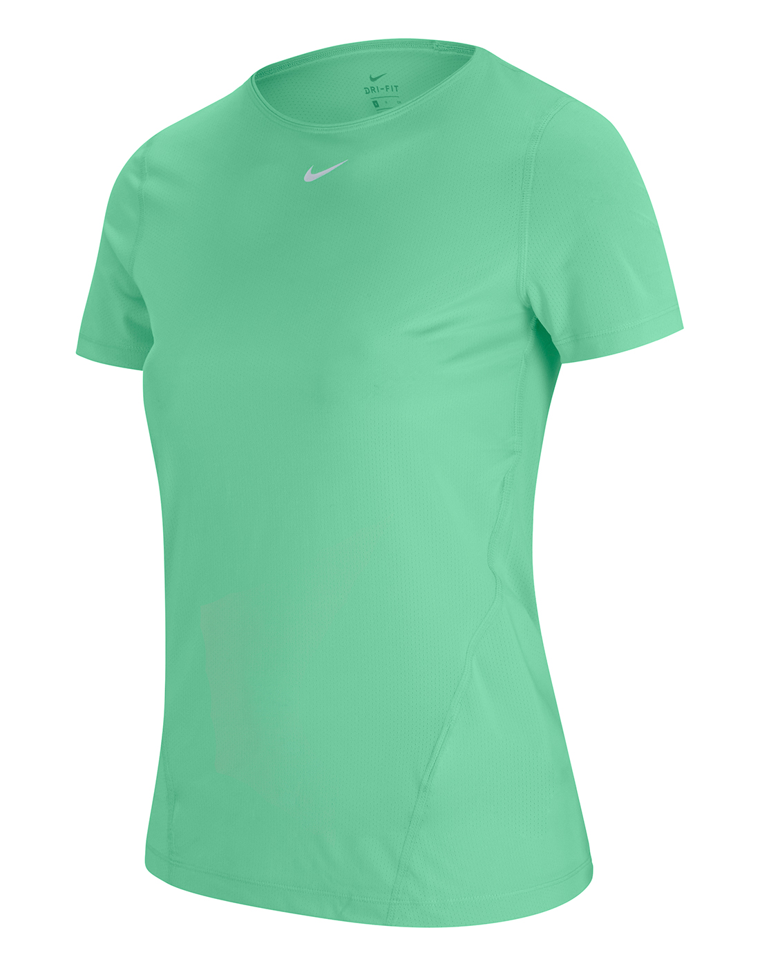 Nike Womens Pro 365 Essential T-shirt - Green | Life Style Sports IE