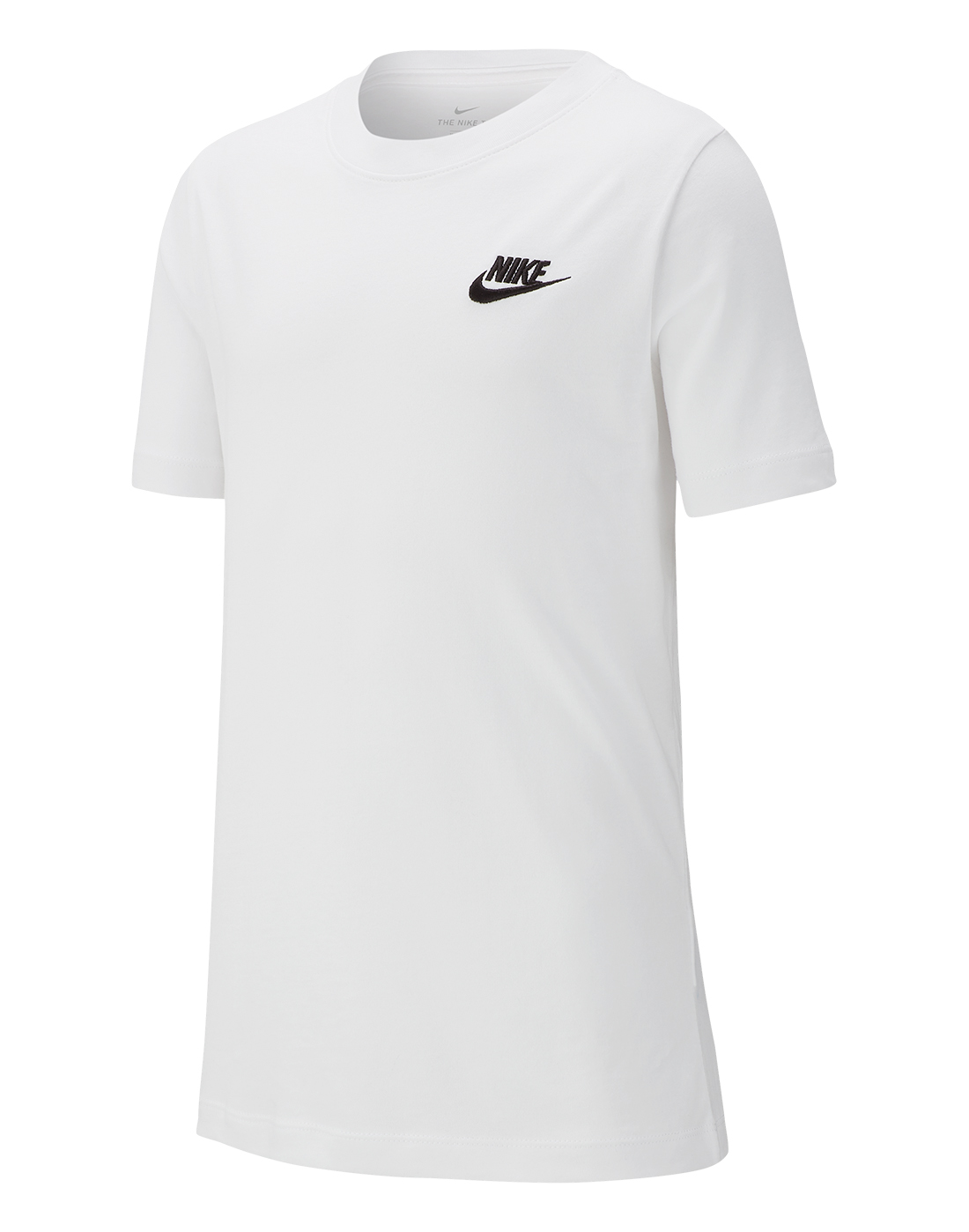 Boy's Plain White Nike T-Shirt | Life Style Sports