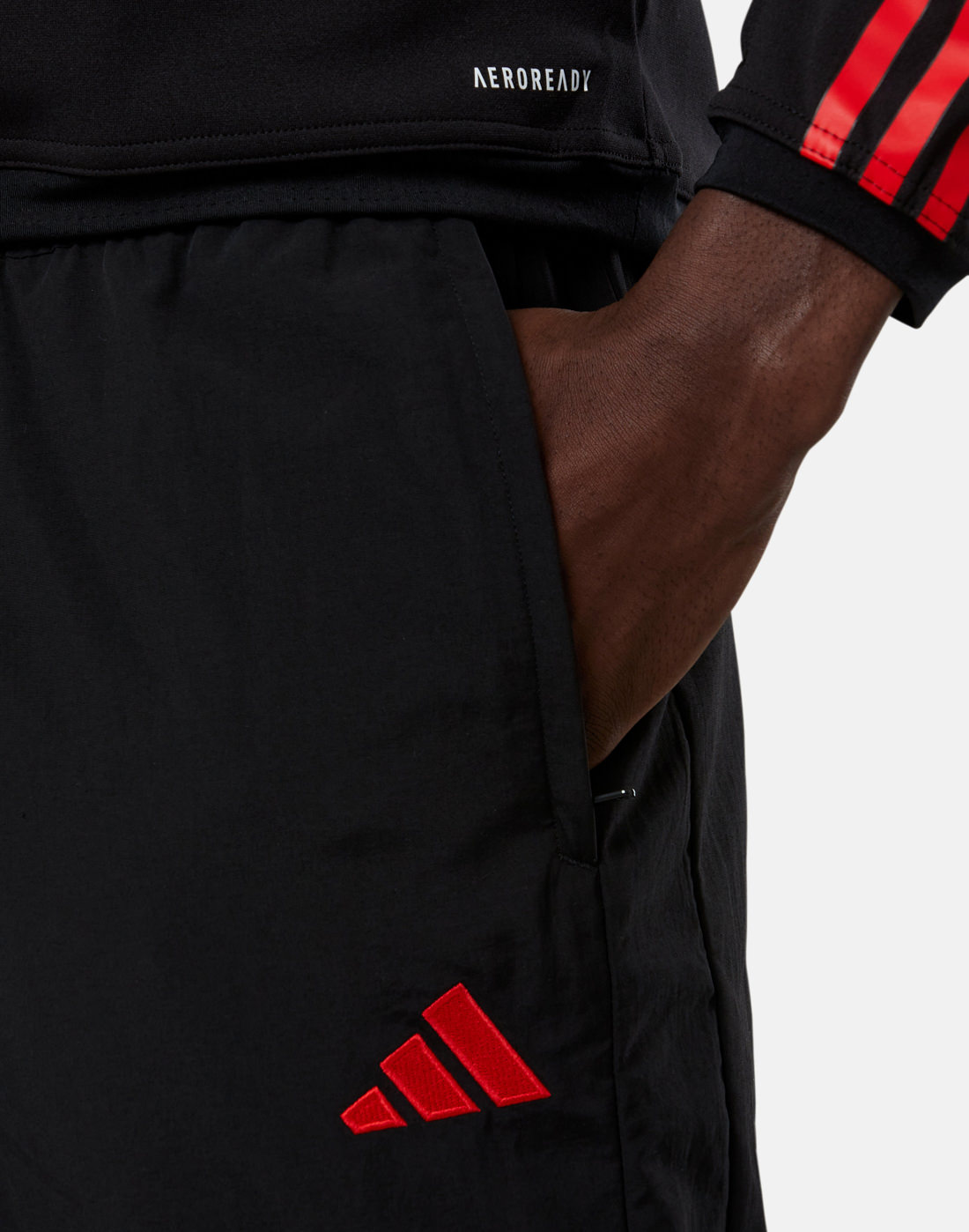 adidas Adults Manchester United Presentation Pants - Black | Life Style ...