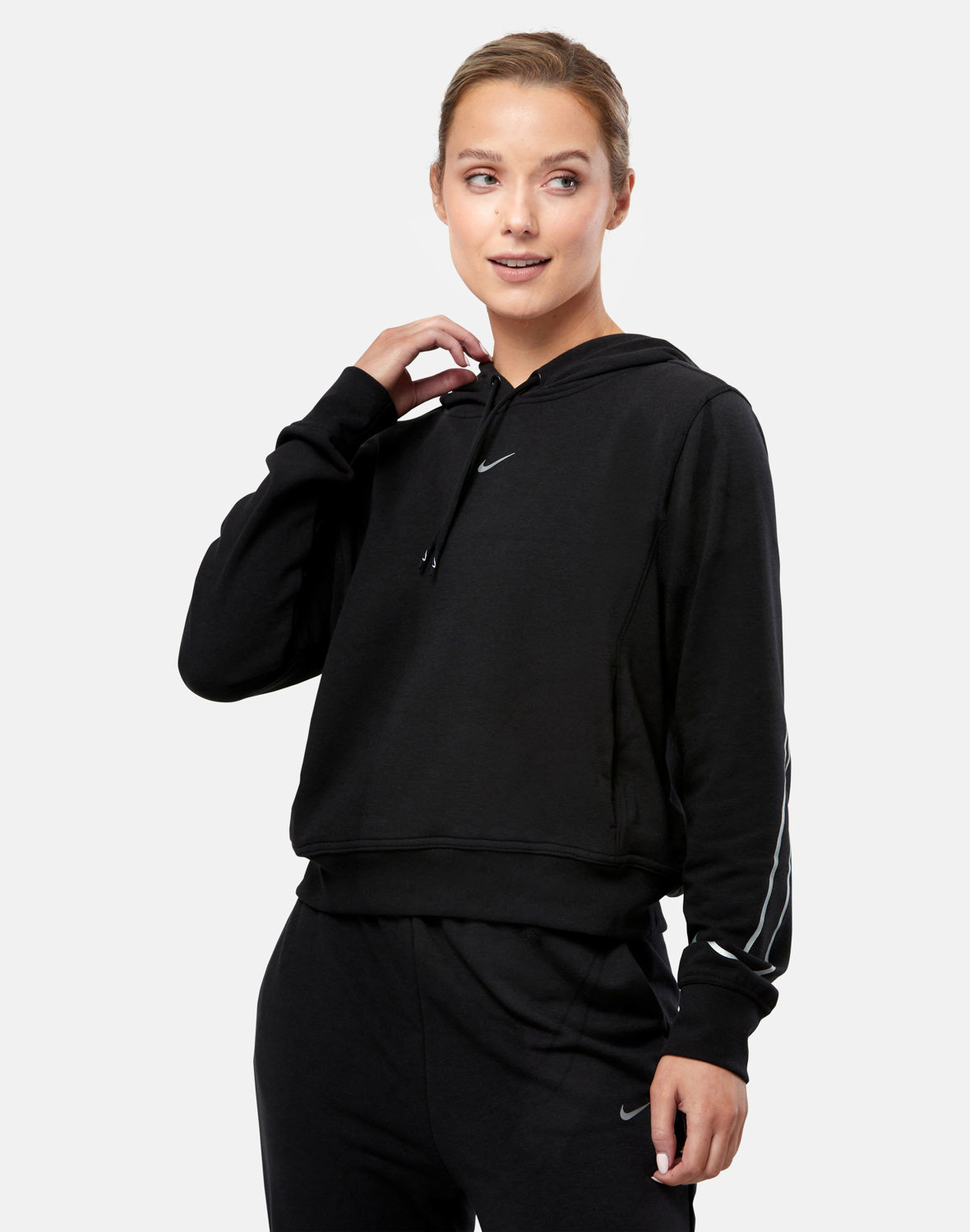 Nike Womens One Dri-Fit Hoodie - Black | Life Style Sports IE