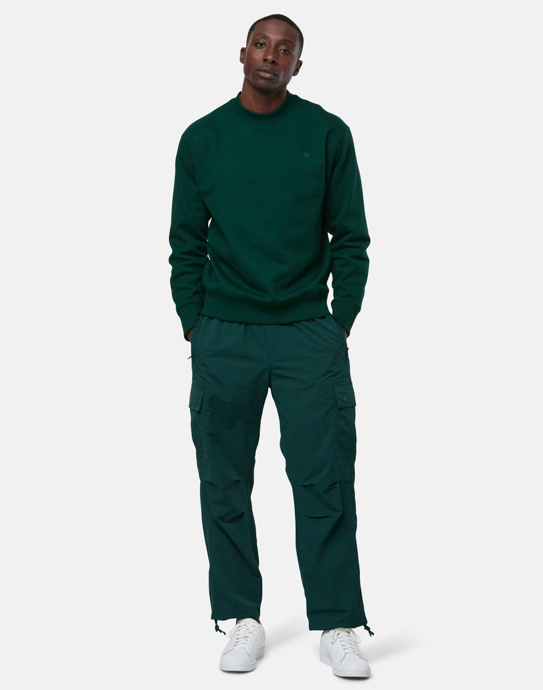 adidas Originals Mens Premium Essentail Cargo Pants - Green | Life ...