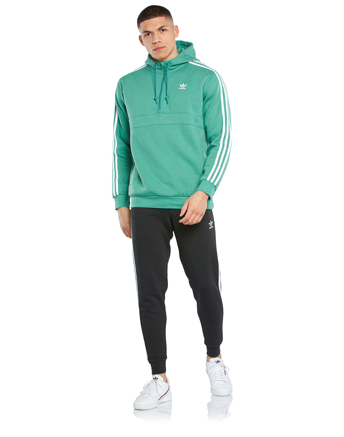 adidas Originals Mens 3-Stripes Zip Hoodie - | Style Sports IE