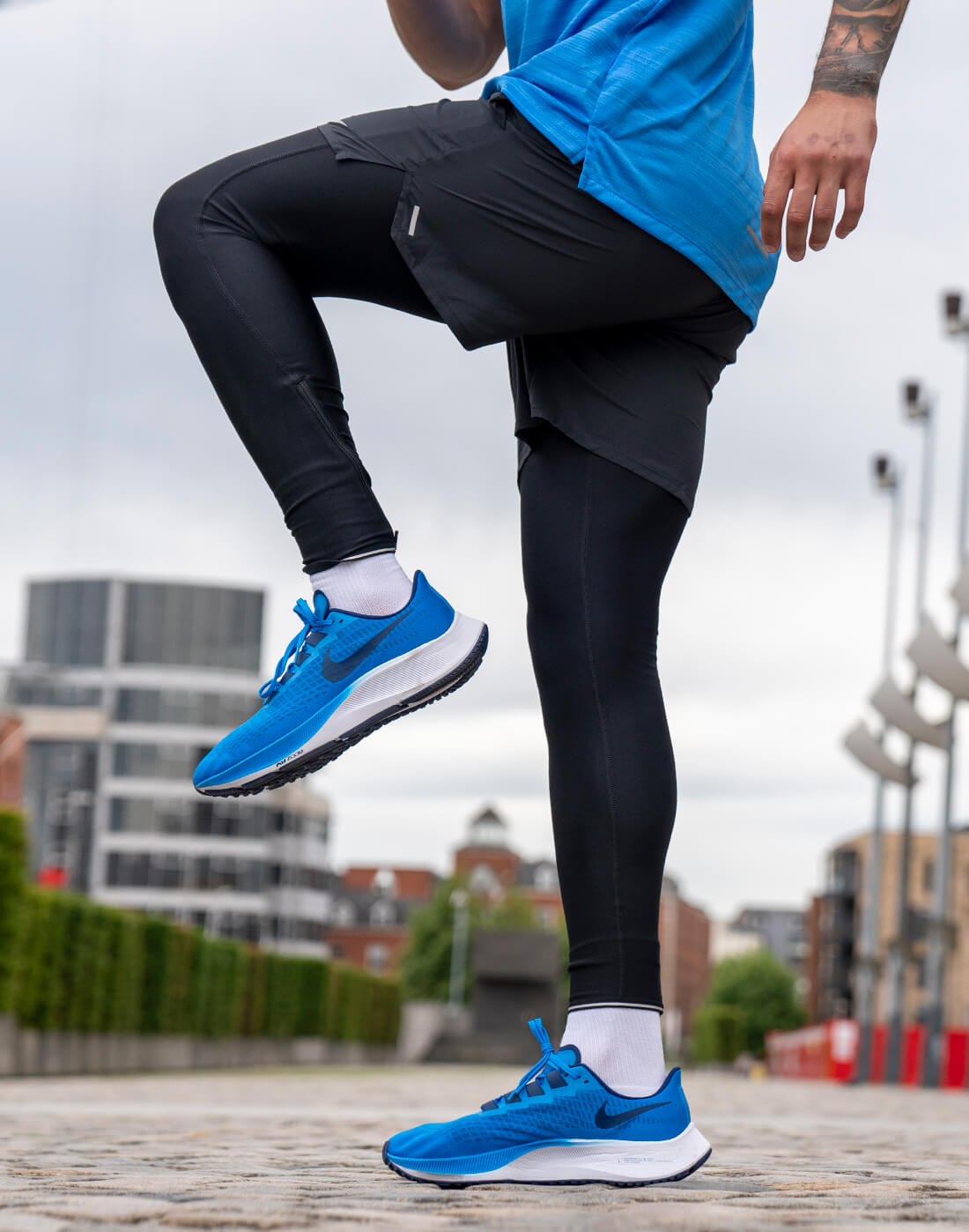 Men's Black Nike Running Tights