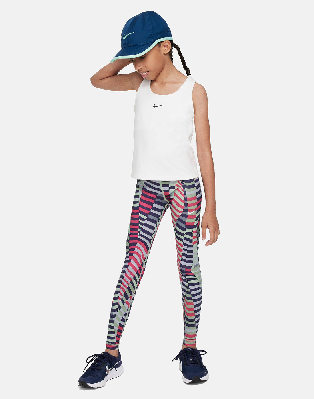 Nike Older Girls Dry-Fit AOP Leggings - Assorted | Life Style Sports IE