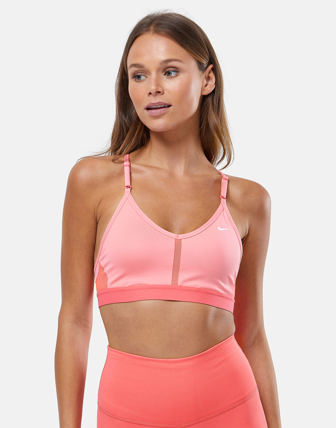 Nike Womens Light Support Indy Bra - Pink