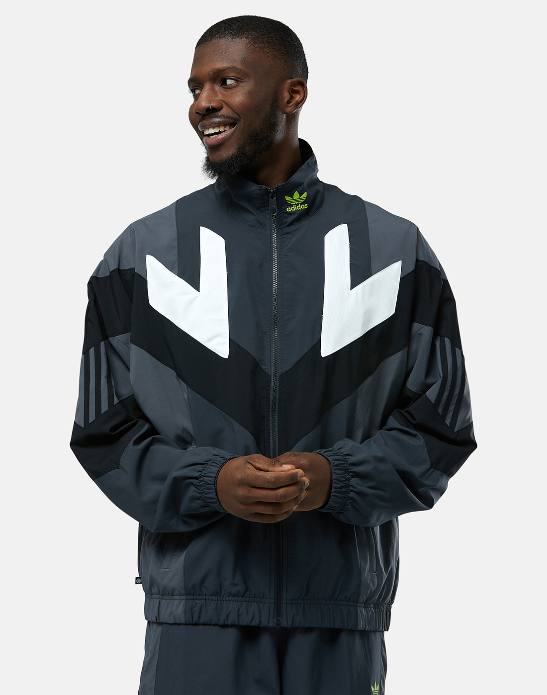 adidas Originals Mens Rekive Tracktop - Black | Life Style Sports IE