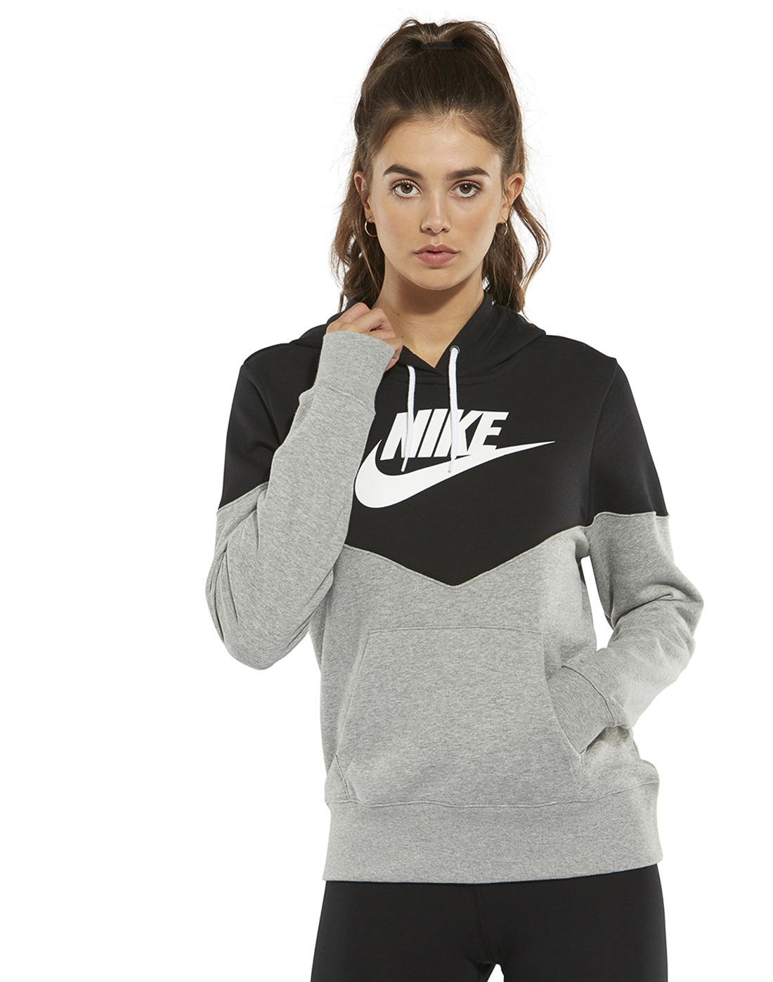 nike grey sweatshirt womens