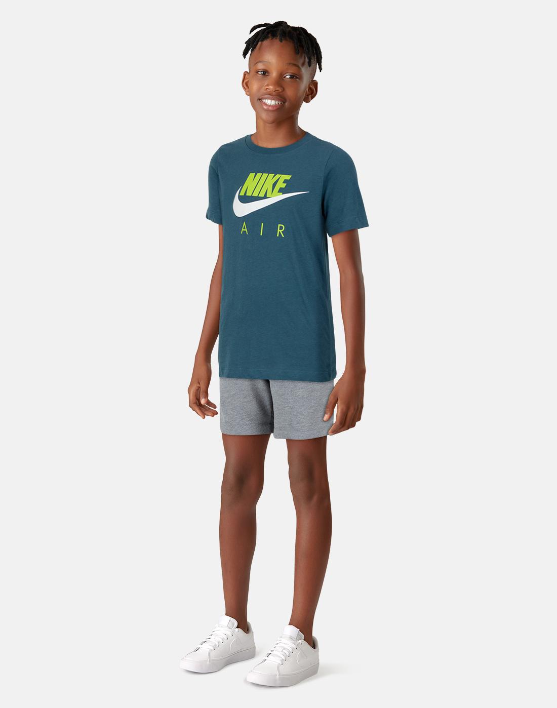 Nike Older Boys Jersey Shorts - Grey | Life Style Sports IE