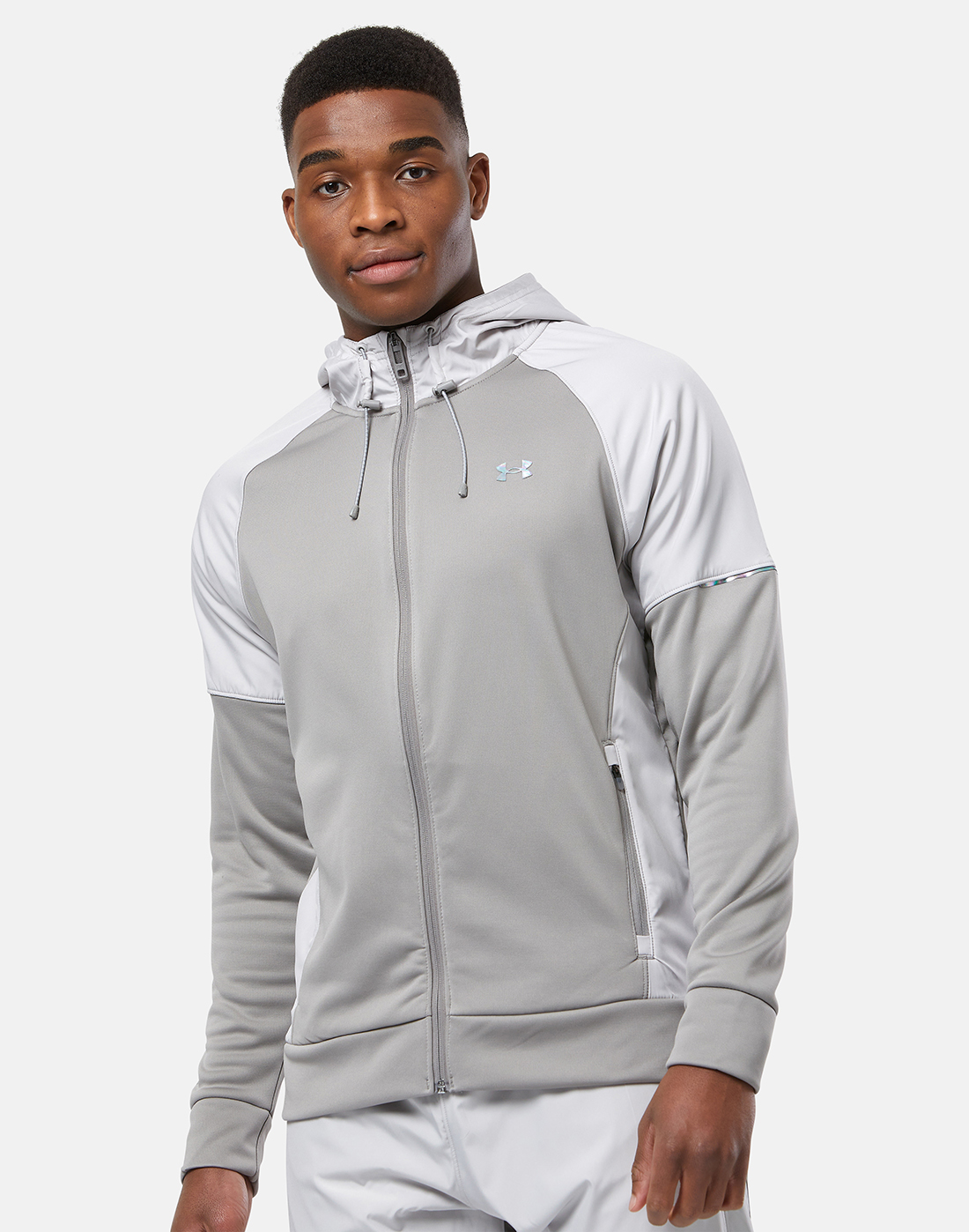 Under Armour Mens Armour Fleece Storm Full Zip Hoodie - Grey | Life ...