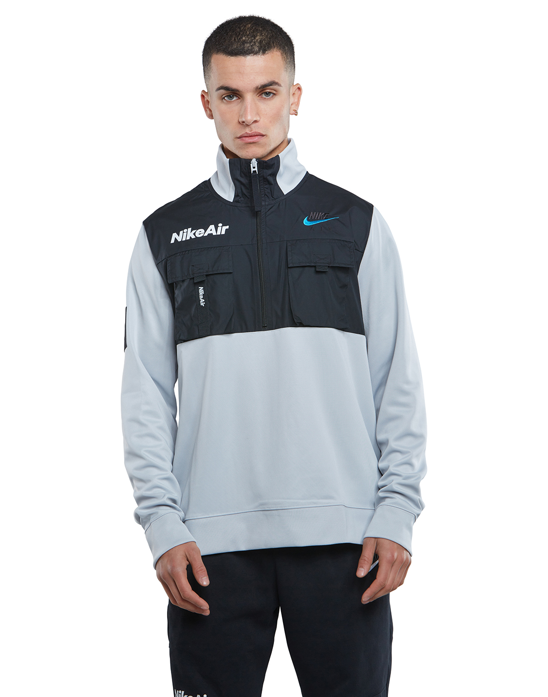 foro De hecho vocal Nike Mens Nike Air Half Zip Top - Grey | Life Style Sports EU