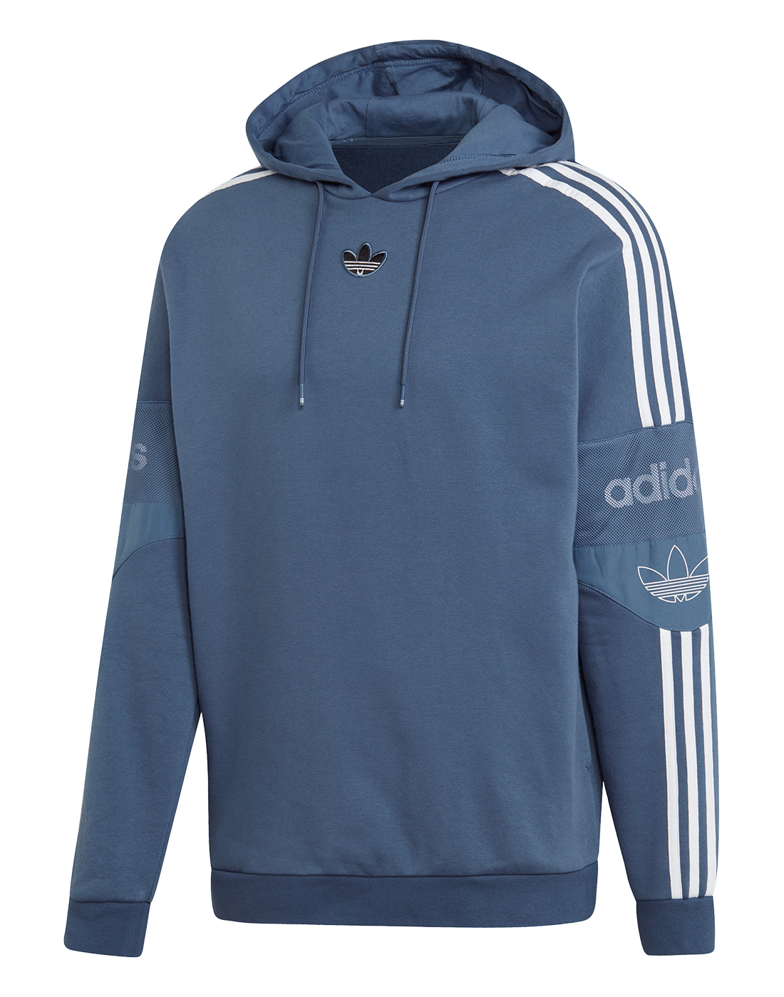 Men's Blue adidas Originals Trefoil Hoodie | Life Style Sports