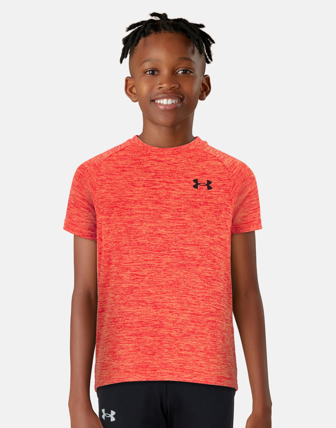 Under Armour Older Boys Tech 2.0 T-Shirt - Red | Life Style Sports UK