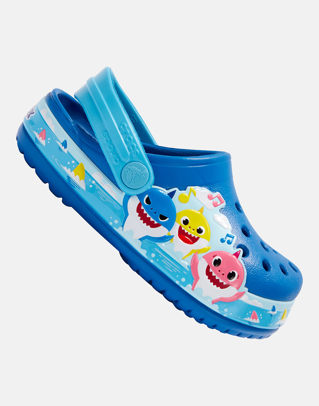 Crocs Infants Baby Shark Clog - Blue | Life Style Sports IE