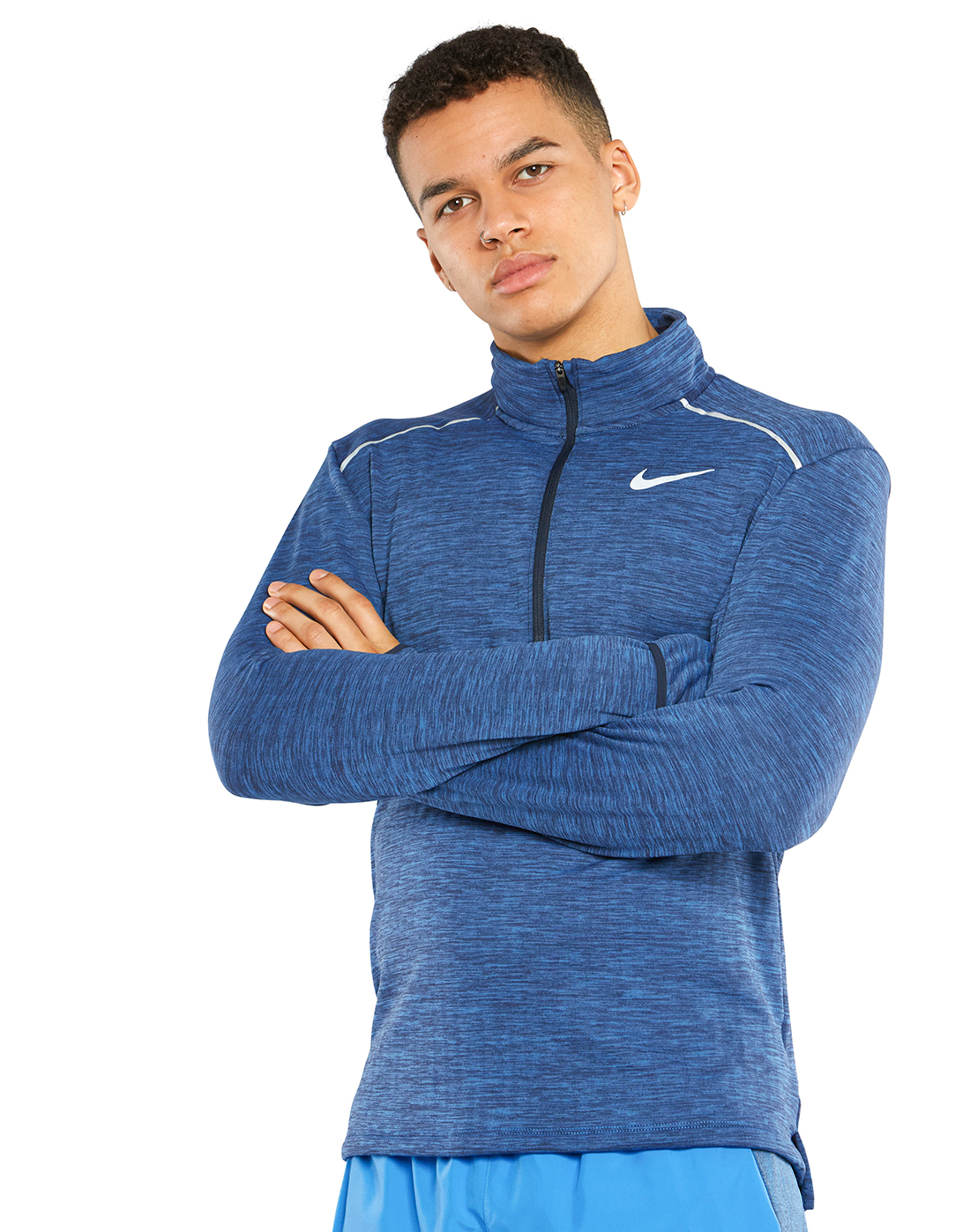 Nike Mens Element Sphere Half Zip Top - Blue Life Style Sports IE