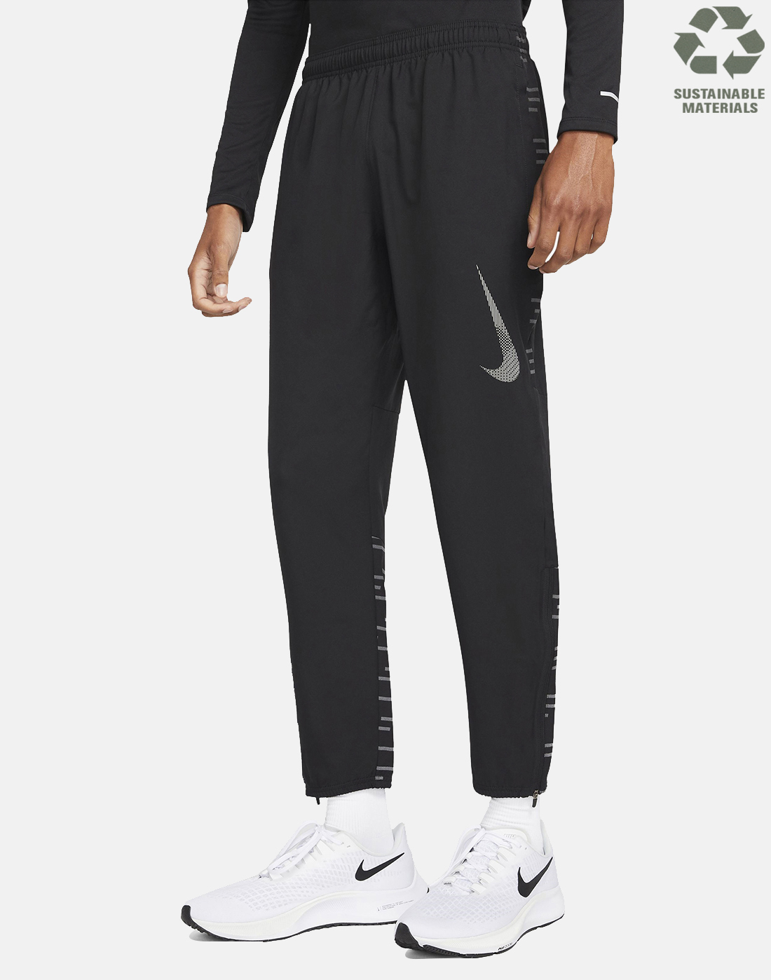 Nike Mens Run Division Challenger Flash Pants - Black | Life Style ...
