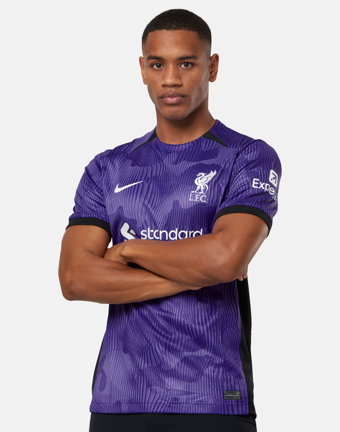 Nike Youth Liverpool 23/24 Stadium 3rd Jersey - Purple /  White