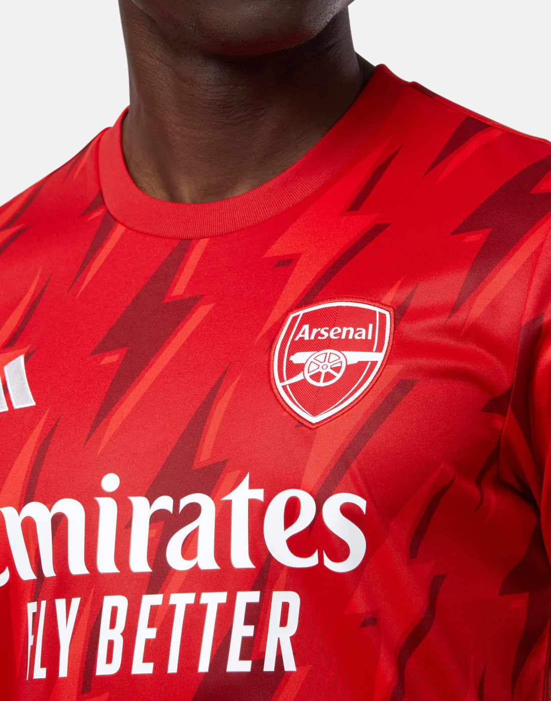 adidas Adults Arsenal Pre-Match T-Shirt - Red | Life Style Sports IE