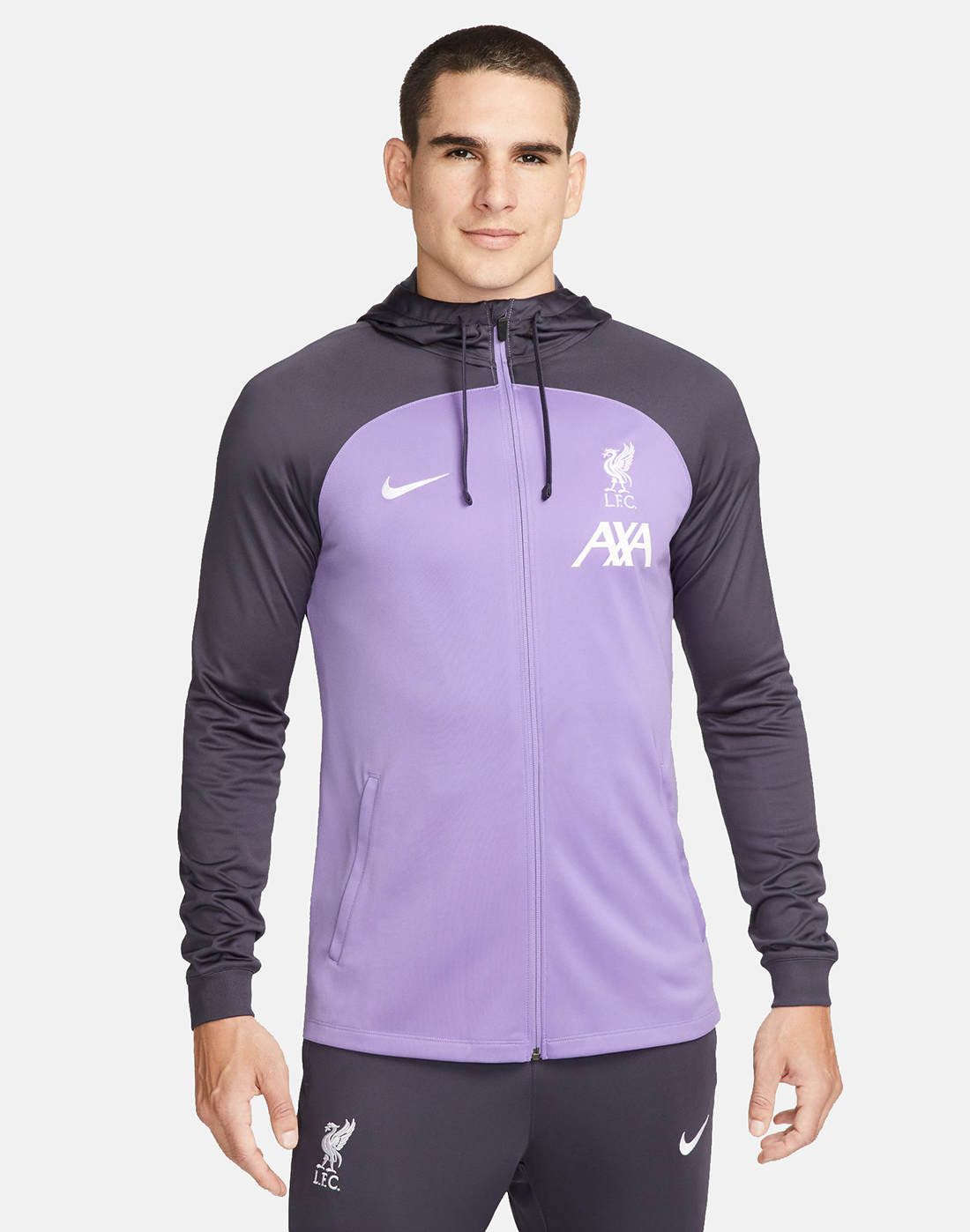Nike Adults Liverpool Strike Track Jacket - Purple | Life Style Sports EU