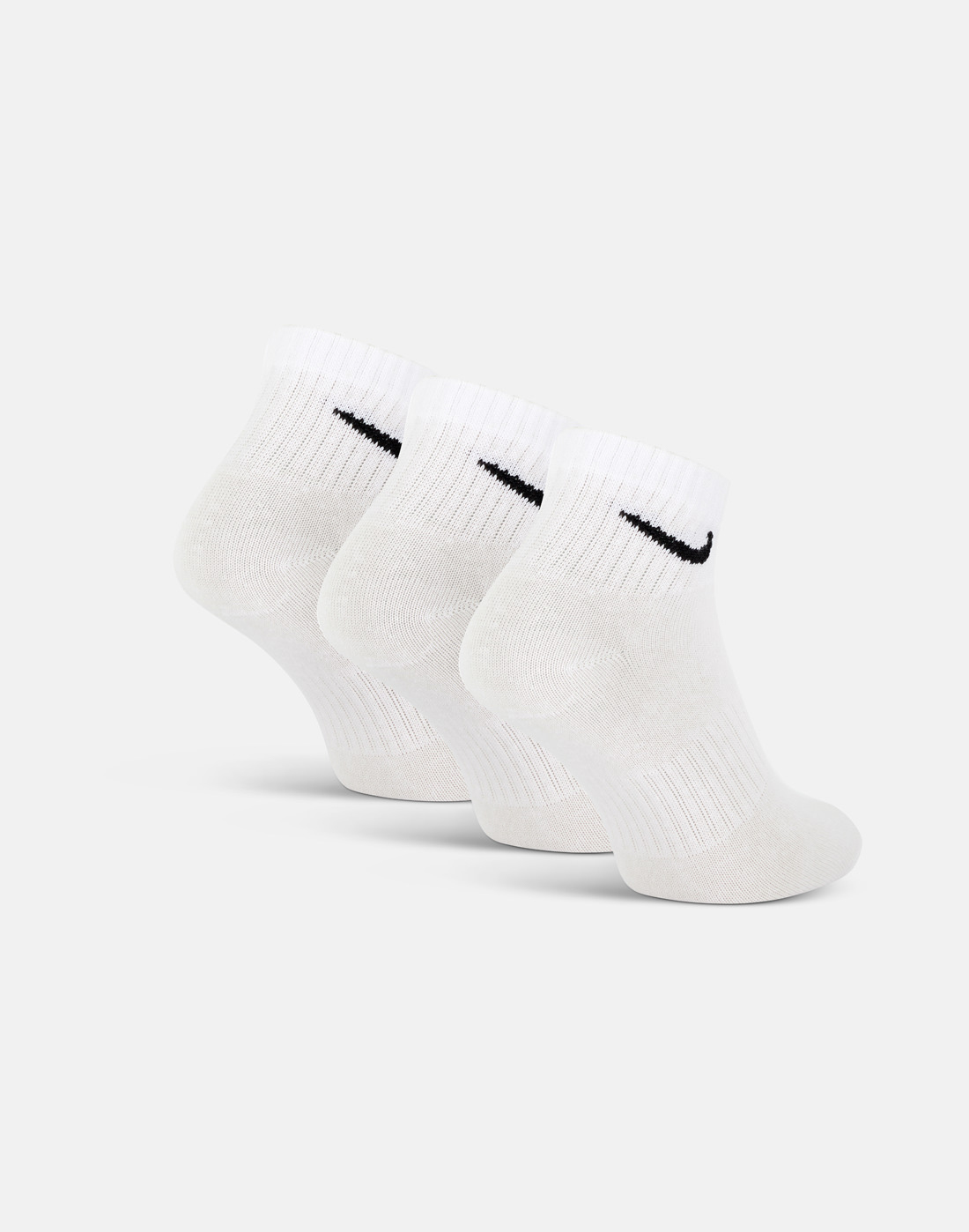 Nike Everyday Ankle 3 Pack Socks - White | Life Style Sports IE