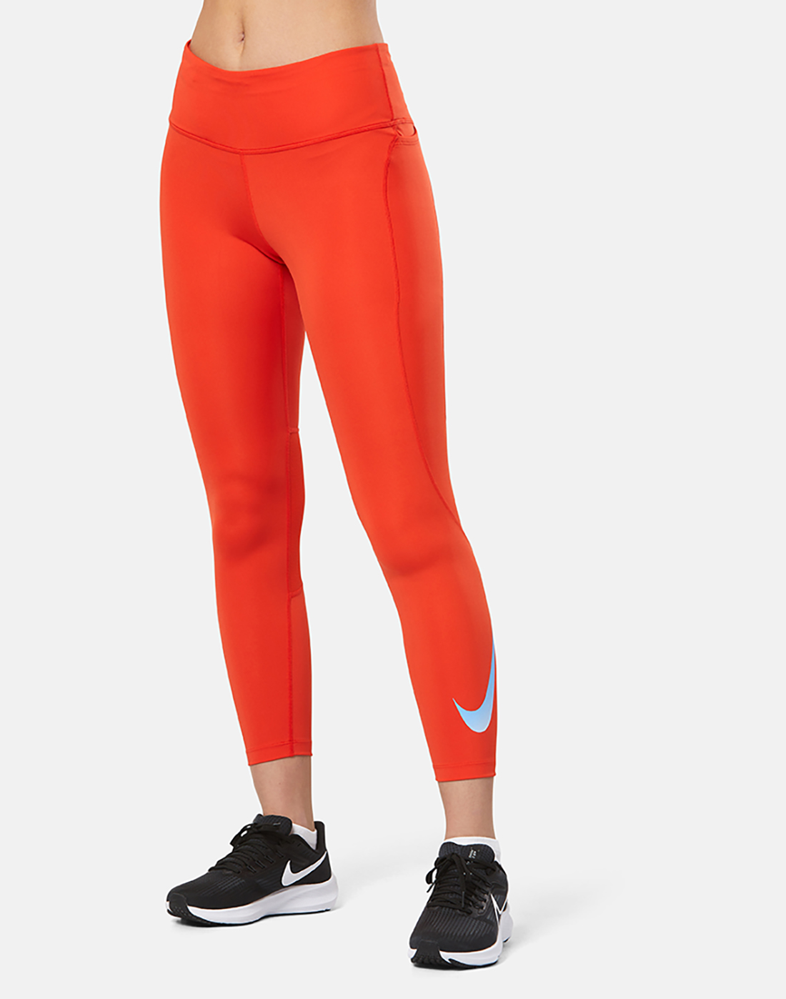 Nike Fast Women's Mid-Rise 7/8 Running Leggings with Pockets. Nike IE