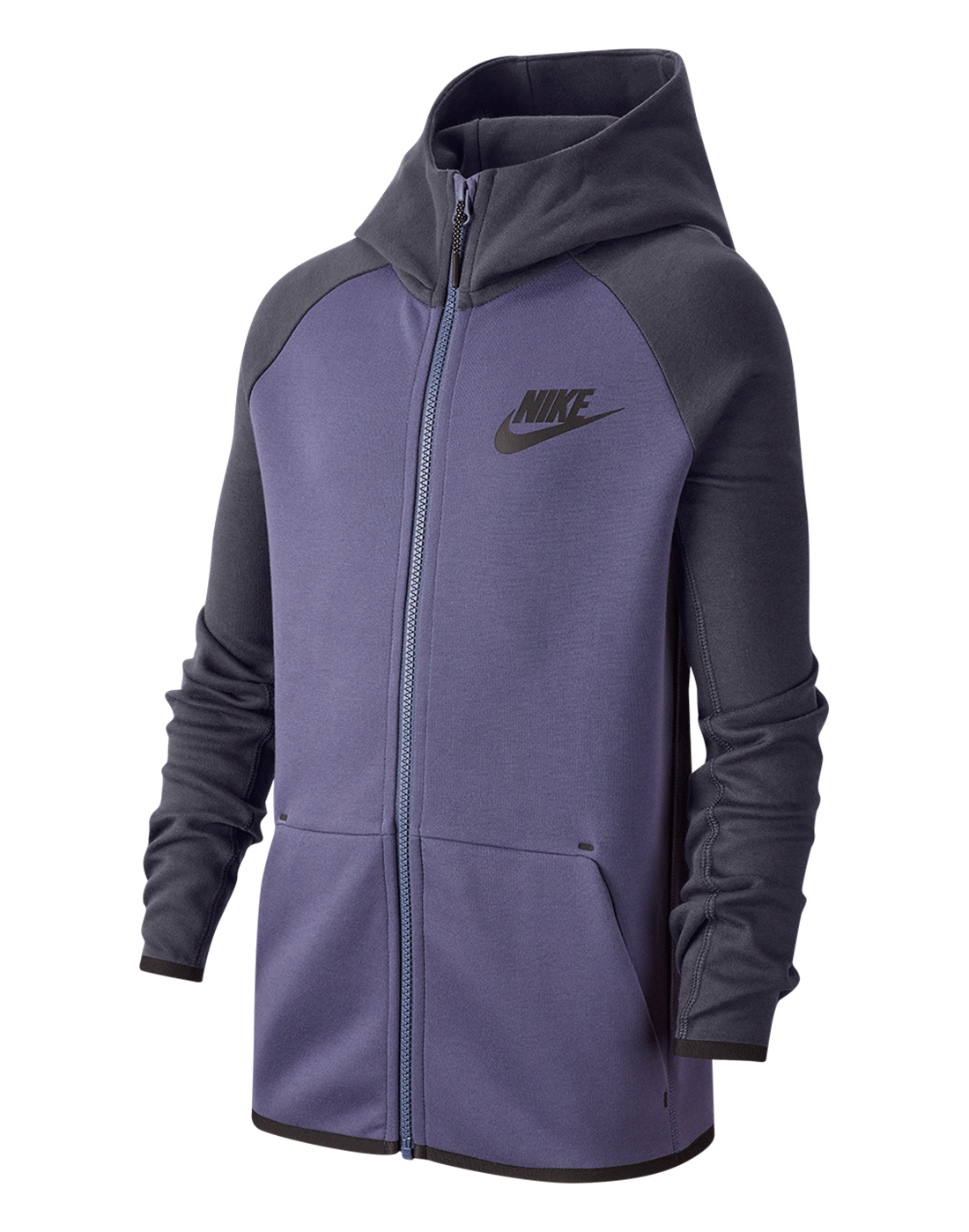 Nike Older Boys Tech Fleece Hoodie - Purple | Life Style Sports IE