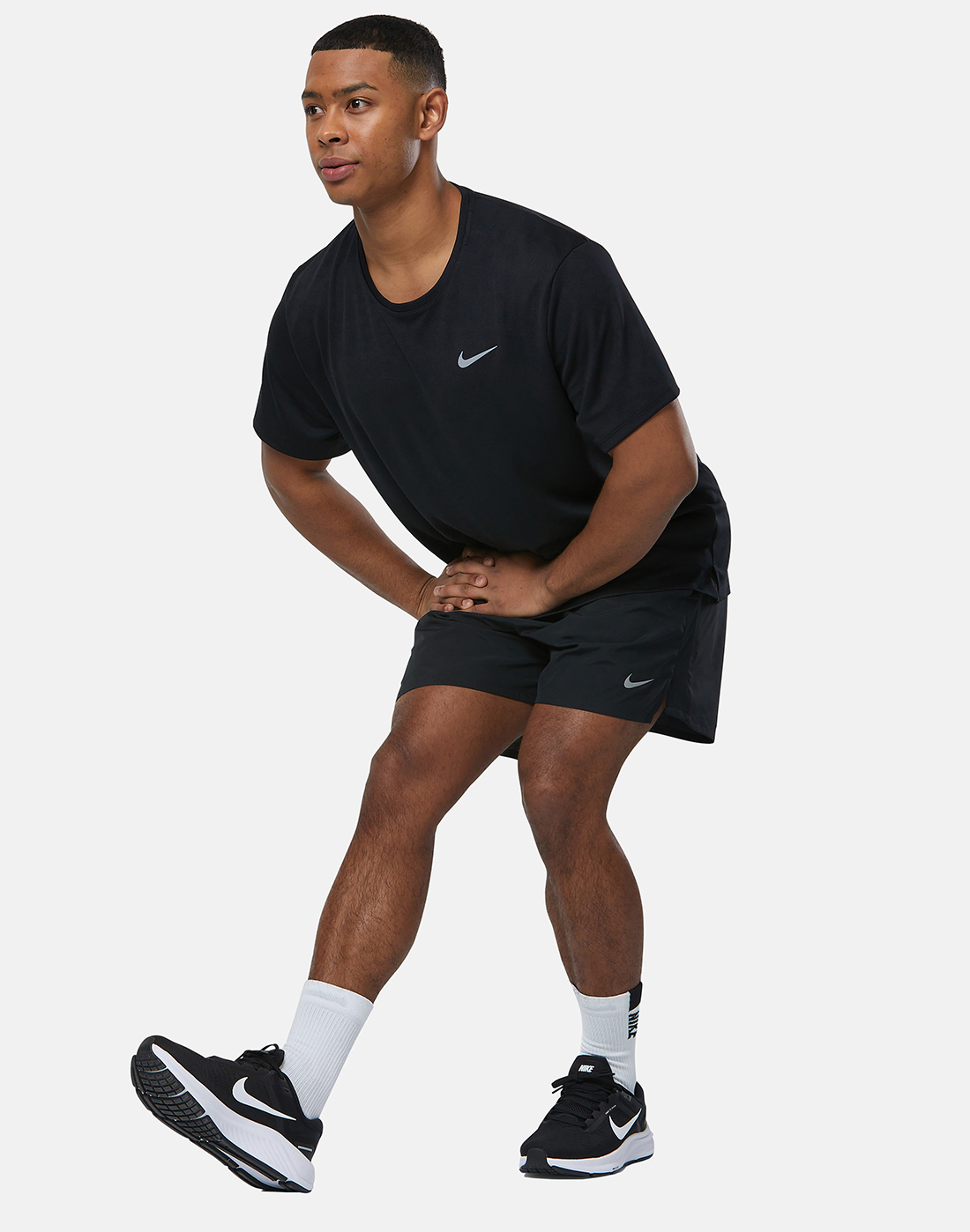 Nike Mens Challenger 7 Inch 2in1 Shorts - Black | Life Style Sports IE