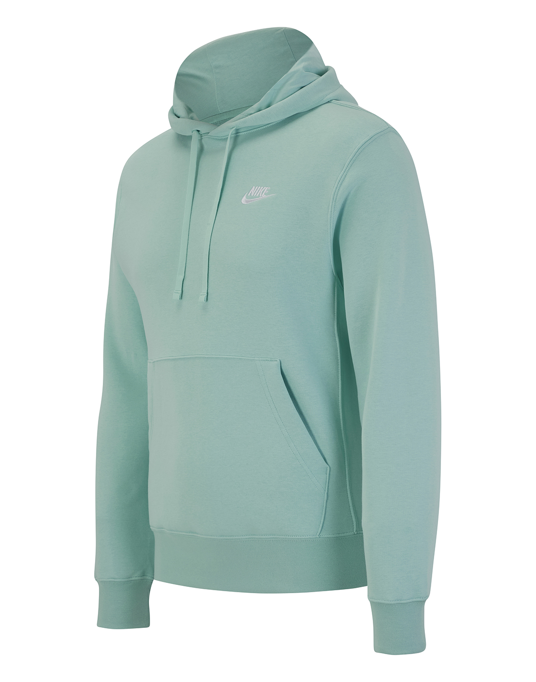 nike club pullover hoodie pink and blue