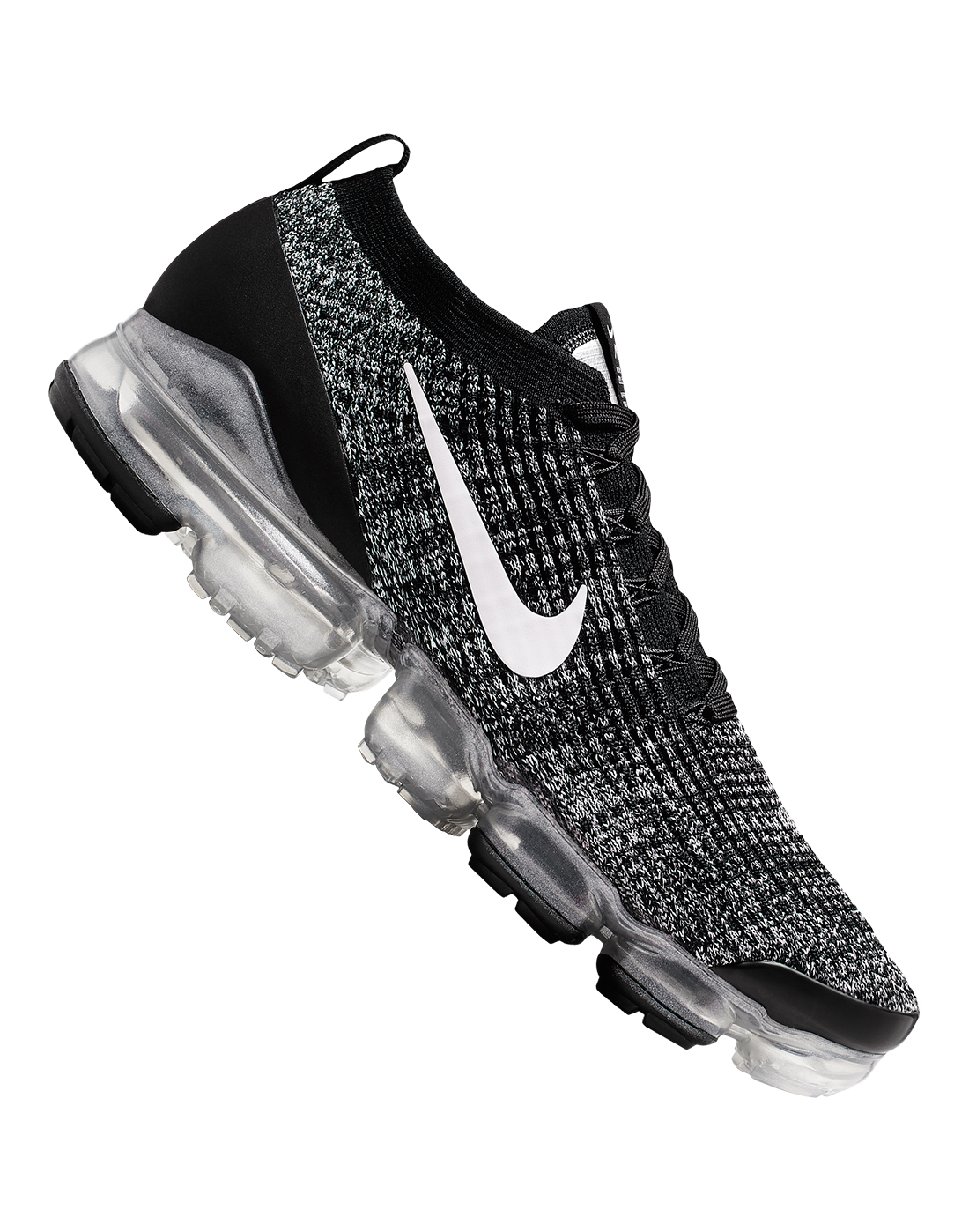 nike running vapormax flyknit trainers in black