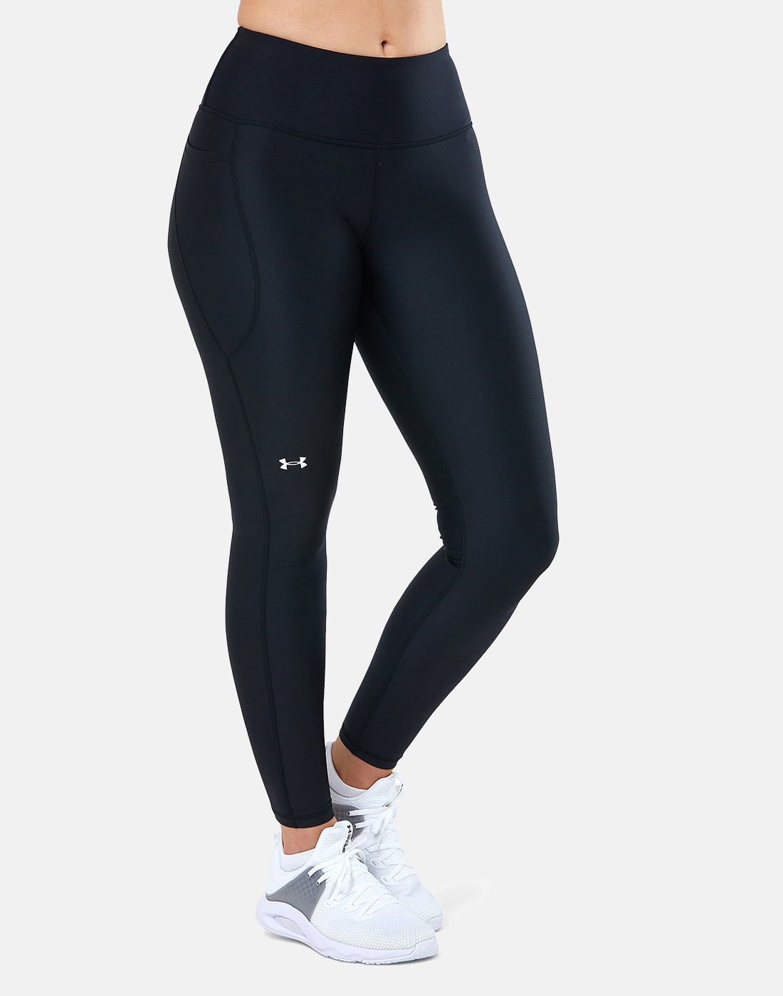 Under Armour Womens HeatGear Hi Rise Leggings - Black