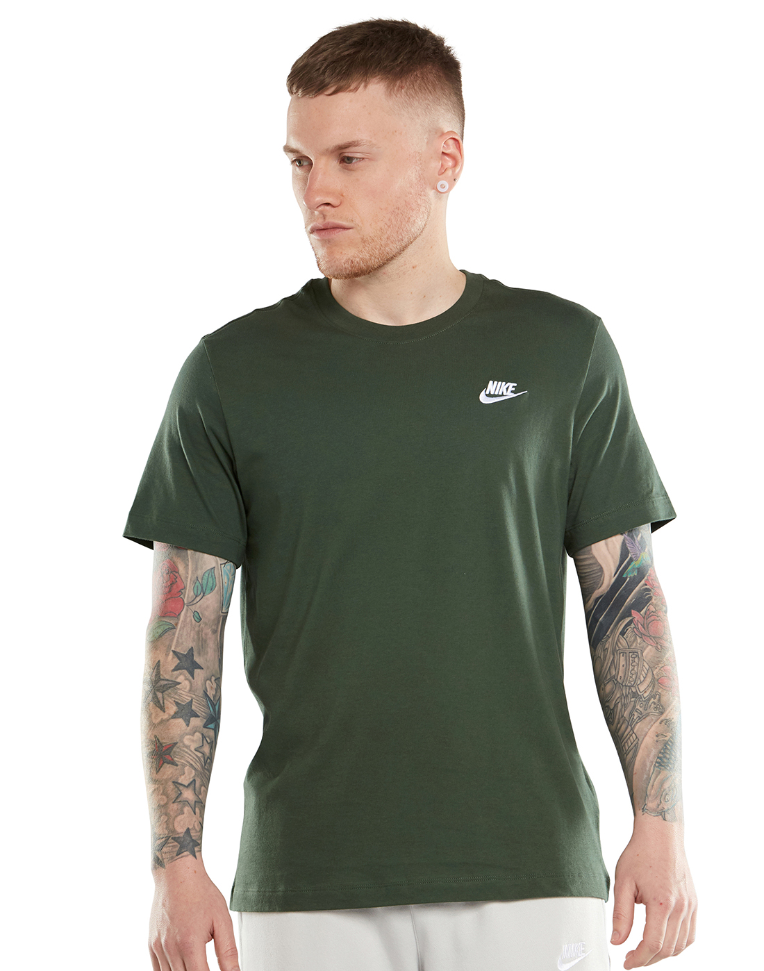 Nike Mens Club T-Shirt Green | Style IE
