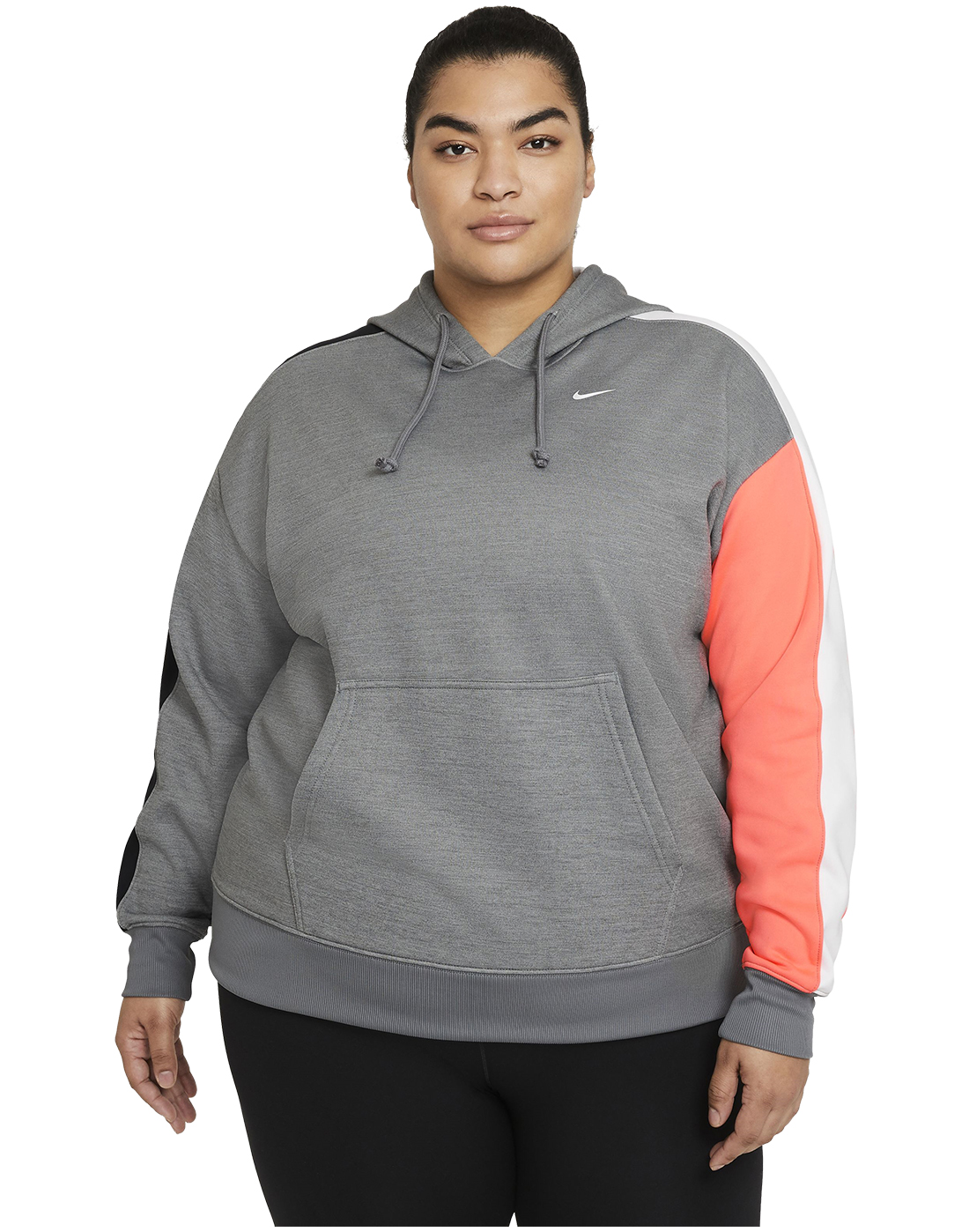 Nike Womens Colourblock Hoodie Grey Life Style Fitforhealth Sports Ie - roblox free nike jacket