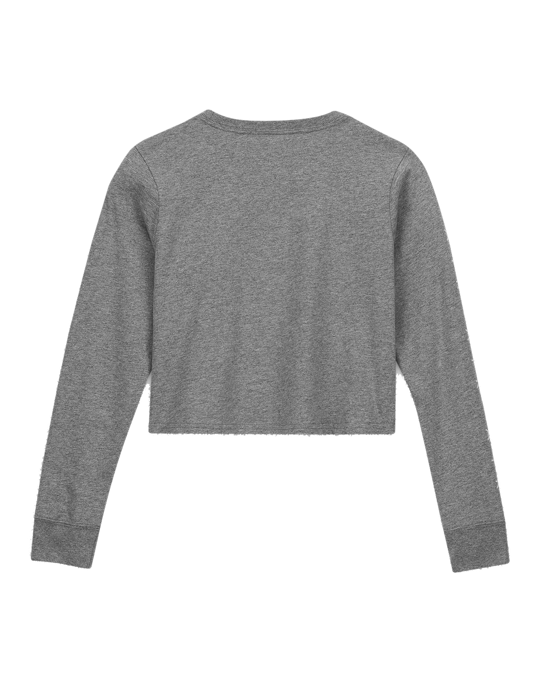 Nike Older Girls Air Long Sleeve Crop T-shirt - Grey | Life Style Sports IE