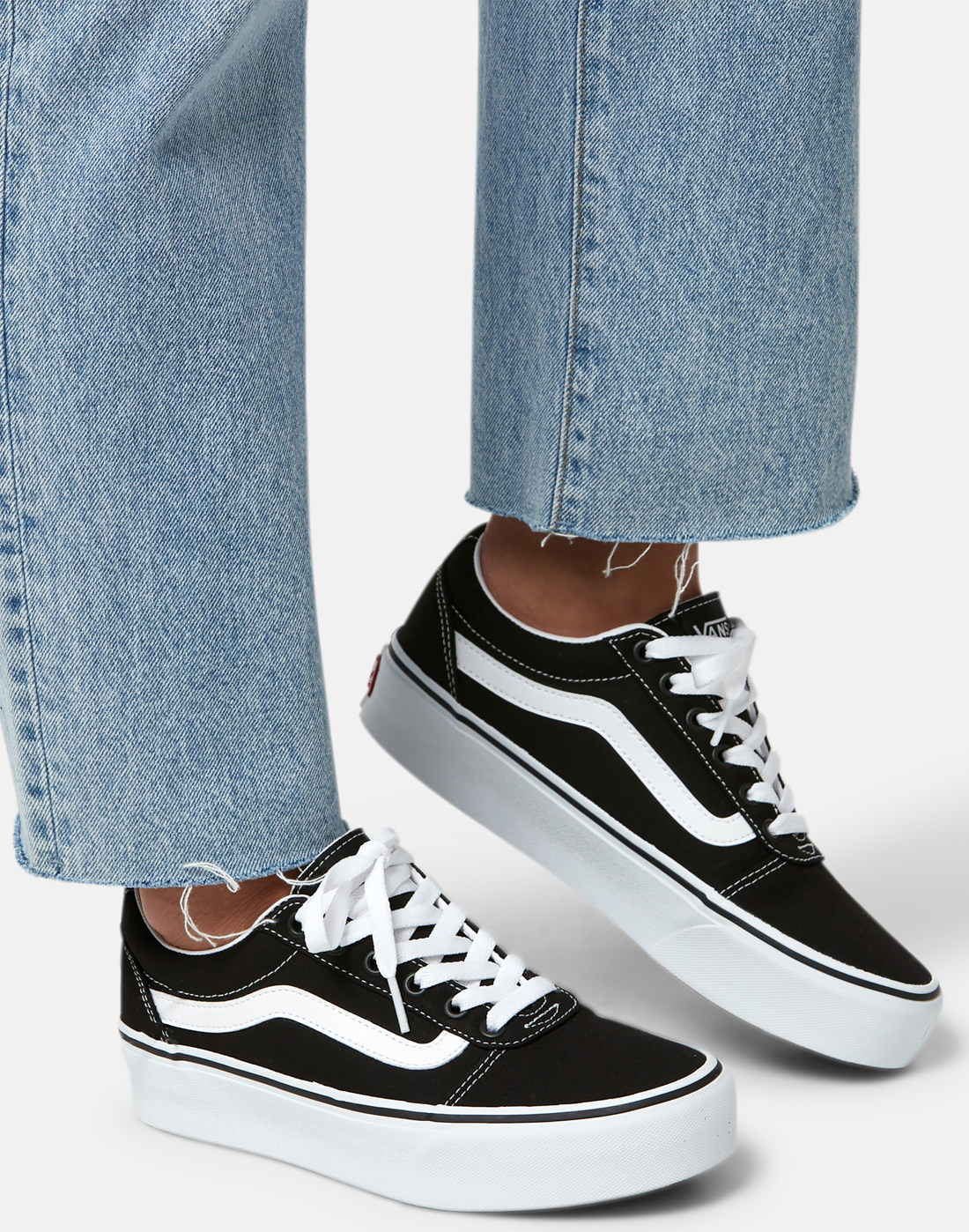 Vans Womens Ward Platform - Black | Life Style Sports IE