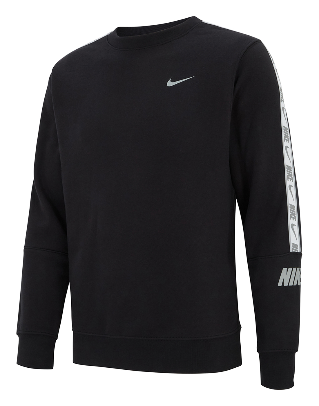Nike Mens Reflective Taping Crew Neck Sweatshirt - Black | Life Style ...