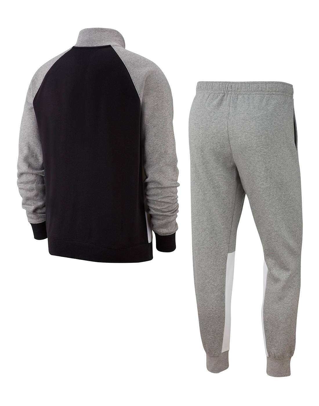 nike sportswear fleece tracksuit grey